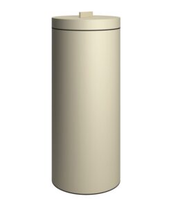 Καλάθι Απλύτων Ανοξείδωτο Matt Ivory 26x60εκ.-30ltr Pam & Co 2560-70324home