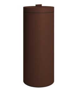 Καλάθι Απλύτων Ανοξείδωτο Matt Wenge 26x60εκ.-30ltr Pam & Co 2560-94324home