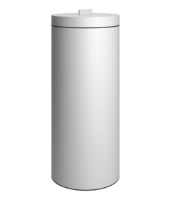 Καλάθι Απλύτων Ανοξείδωτο Matt White 26x60εκ.-30ltr Pam & Co 2560-03324home