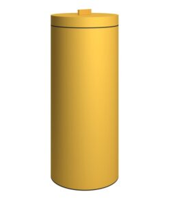 Καλάθι Απλύτων Ανοξείδωτο Matt Yellow 26x60εκ.-30ltr Pam & Co 2560-60324home