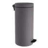 Καλάθι Απορριμμάτων 20lt Soft Close Ανοξείδωτο Matt Concrete Grey Pam & Co Φ25x55εκ. 18-310-16324home
