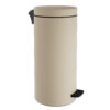 Καλάθι Απορριμμάτων 20lt Soft Close Ανοξείδωτο Matt Ivory Pam & Co Φ25x55εκ. 18-310-70324home