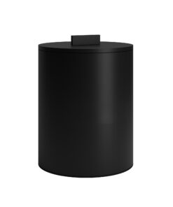 Καλάθι Απορριμμάτων 6lt Ανοξείδωτο Matt Black Pam & Co Φ20x25εκ. 2326-40324home
