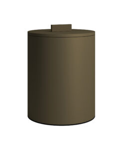 Καλάθι Απορριμμάτων Πάγκου 6lt Ανοξείδωτο Matt Light Bronze Pam & Co Φ20x25εκ. 2326-96324home