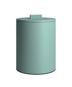 Καλάθι Απορριμμάτων Πάγκου 6lt Ανοξείδωτο Matt Turquoise Pam & Co Φ20x25εκ. 2326-91324home