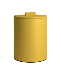 Καλάθι Απορριμμάτων Πάγκου 6lt Ανοξείδωτο Matt Yellow Pam & Co Φ20x25εκ. 2326-60324home