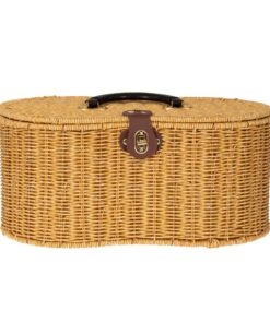 Καλάθι Πικ Νικ Rattan-Πλαστικό Κρεμ iliadis 41x23,5x19/26εκ. 8594524home