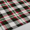 Καρές Εμπριμέ Polycotton Αλέκιαστος 90x90εκ. Tartan 493 Red-Green DimCol24home