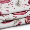 Καρές Polycotton Αλέκιαστος 90x90εκ. Pomegranate 458 White DimCol24home