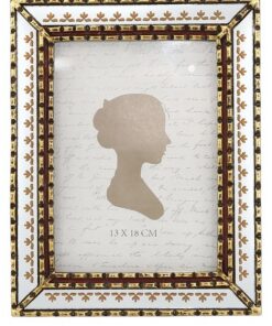 Κορνίζα Polyresin Με Καθρέπτη Αντικέ PAPSHOP 18,2x23,2εκ. KI8724home