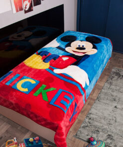 Κουβέρτα Μονή Βελουτέ 160x220εκ. Mickey 561 Disney Dimcol24home