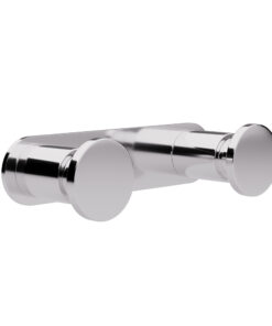Κρεμάστρα Τοίχου 2 Θέσεων Ανοξείδωτη Chrome Pam & Co 12x3,5x2,5εκ. 70-00124home