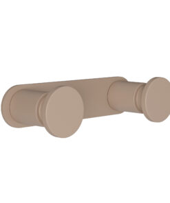 Κρεμάστρα Τοίχου 2 Θέσεων Ανοξείδωτη Matt Beige Pam & Co 12x3,5x2,5εκ. 70-10324home