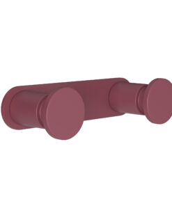 Κρεμάστρα Τοίχου 2 Θέσεων Ανοξείδωτη Matt Bordeaux Pam & Co 12x3,5x2,5εκ. 70-15324home