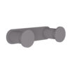 Κρεμάστρα Τοίχου 2 Θέσεων Ανοξείδωτη Matt Concrete Grey Pam & Co 12x3,5x2,5εκ. 70-16324home