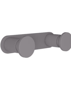 Κρεμάστρα Τοίχου 2 Θέσεων Ανοξείδωτη Matt Concrete Grey Pam & Co 12x3,5x2,5εκ. 70-16324home