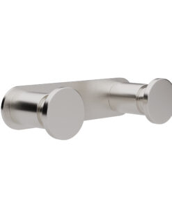 Κρεμάστρα Τοίχου 2 Θέσεων Ανοξείδωτη Matt Inox Pam & Co 12x3,5x2,5εκ. 70-01124home