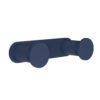 Κρεμάστρα Τοίχου 2 Θέσεων Ανοξείδωτη Matt Navy Blue Pam & Co 12x3,5x2,5εκ. 70-20324home