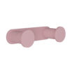 Κρεμάστρα Τοίχου 2 Θέσεων Ανοξείδωτη Matt Pink Pam & Co 12x3,5x2,5εκ. 70-30324home