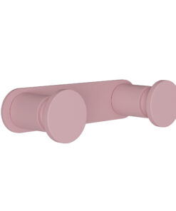 Κρεμάστρα Τοίχου 2 Θέσεων Ανοξείδωτη Matt Pink Pam & Co 12x3,5x2,5εκ. 70-30324home