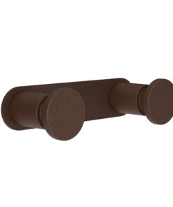 Κρεμάστρα Τοίχου 2 Θέσεων Ανοξείδωτη Matt Wenge Pam & Co 12x3,5x2,5εκ. 70-94324home