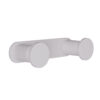 Κρεμάστρα Τοίχου 2 Θέσεων Ανοξείδωτη Matt White Pam & Co 12x3,5x2,5εκ. 70-03324home