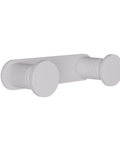 Κρεμάστρα Τοίχου 2 Θέσεων Ανοξείδωτη Matt White Pam & Co 12x3,5x2,5εκ. 70-03324home