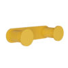 Κρεμάστρα Τοίχου 2 Θέσεων Ανοξείδωτη Matt Yellow Pam & Co 12x3,5x2,5εκ. 70-60324home