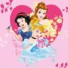 Λαβέτα 30x30εκ. Digital Print Princess 52 Disney Dimcol24home
