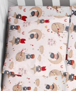 Μαξιλαροθήκη Βαμβακερή Bebe 35x45εκ. Reach The Stars 190 Beige DimCol24home