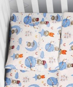 Μαξιλαροθήκη Βαμβακερή Bebe 35x45εκ. Reach The Stars 191 Sky Blue DimCol24home