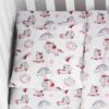 Μαξιλαροθήκη Βαμβακερή Bebe 35x45εκ. Unicorn 108 White-Pink DIMcol24home
