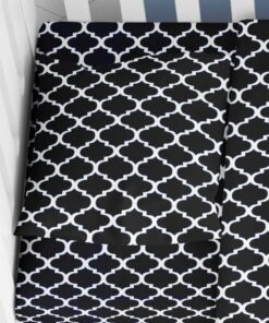 Μαξιλαροθήκη Βαμβακερή Bebe 35x45εκ. Windows 175 Dark Blue-White DIMcol24home