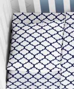 Μαξιλαροθήκη Βαμβακερή Bebe 35x45εκ. Windows 176 White-Dark Blue DIMcol24home