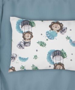 Μαξιλαροθήκη Bebe Φάκελος Βαμβακερή 35x45εκ. Lion 533 Sky Blue DimCol24home
