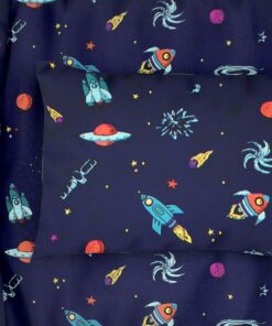 Μαξιλαροθήκη Bebe Φάκελος Βαμβακερή 35x45εκ. Space 189 Blue DimCol24home