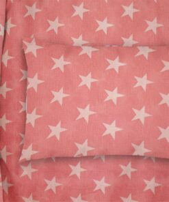 Μαξιλαροθήκη Bebe Φάκελος Βαμβακερή 35x45εκ. Star 34 Coral DimCol24home