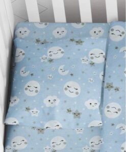 Μαξιλαροθήκη Φάκελος Βαμβακερή Bebe 35x45εκ. Smile 81 Blue Dimcol24home