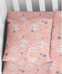 Μαξιλαροθήκη Φάκελος Βαμβακερή Bebe 35x45εκ. Smile 82 Coral Dimcol24home
