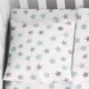 Μαξιλαροθήκη Φάκελος Βαμβακερή Bebe 35x45εκ. Star 101 Green Dimcol24home