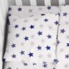 Μαξιλαροθήκη Φάκελος Βαμβακερή Bebe 35x45εκ. Star 102 Blue Dimcol24home