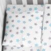 Μαξιλαροθήκη Φάκελος Βαμβακερή Bebe 35x45εκ. Star 104 Sky Blue Dimcol24home