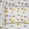 Μαξιλαροθήκη Φάκελος Bebe Βαμβακερή Rotary 35x45εκ. Honey Bee 545 White-Yellow Dimcol24home