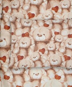 Μαξιλαροθήκη Φάκελος Bebe Βαμβακερή Rotary 35x45εκ. Teddy Bear 535 Beige Dimcol24home