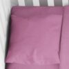 Μαξιλαροθήκη Μονόχρωμη Βαμβακερή Bebe 35x45εκ. Solid 492 Lila DimCol24home