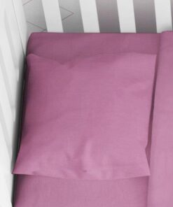 Μαξιλαροθήκη Μονόχρωμη Βαμβακερή Bebe 35x45εκ. Solid 492 Lila DimCol24home