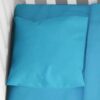 Μαξιλαροθήκη Μονόχρωμη Βαμβακερή Bebe 35x45εκ. Solid 493 Turquoise DimCol24home