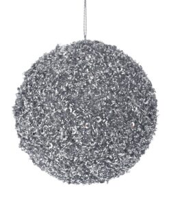 Μπάλα Foam Ασημί Glitter 8εκ. iliadis 8349424home