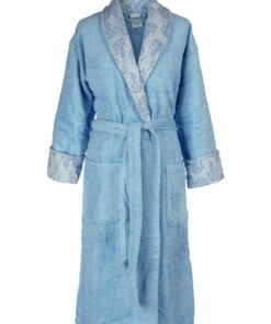 Μπουρνούζι Βαμβακερό XLarge 01 Sky Blue DimCol24home