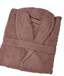 Μπουρνούζι Ενηλίκων Με Γιακά Βαμβακερό Extra Large Daily Moca Sb home24home